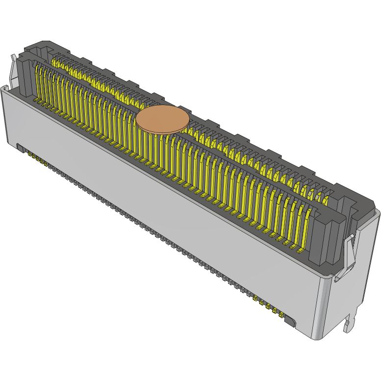 Samtec-LSHM-150-06.0-F-DV-A-S-K-TR Steckverbinderleisten und Leiterplattenbuchsen Conn Socket and Terminal Strip HDR/SKT 100 POS 0.5mm Solder ST Top Entry SMD Razor Beam™ T/R