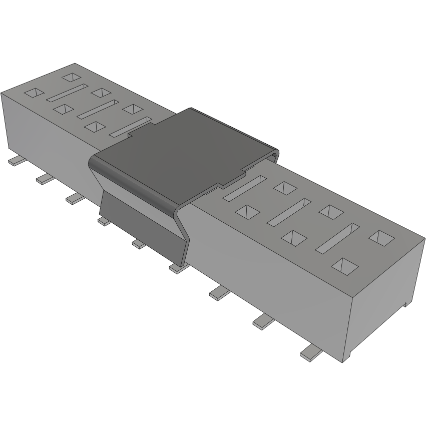 Samtec-HLE-109-02-F-DV-BE-A-P-TR Steckverbinderleisten und Leiterplattenbuchsen Conn Socket Strip SKT 18 POS 2.54mm Solder ST SMD T/R