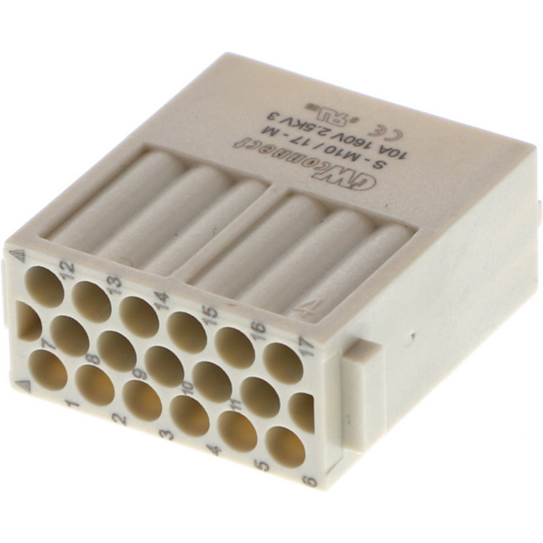 Molex-7717.3426.0 分立接线罩连接器 Conn Housing M 17 POS Crimp ST Cable Mount Gray Bag