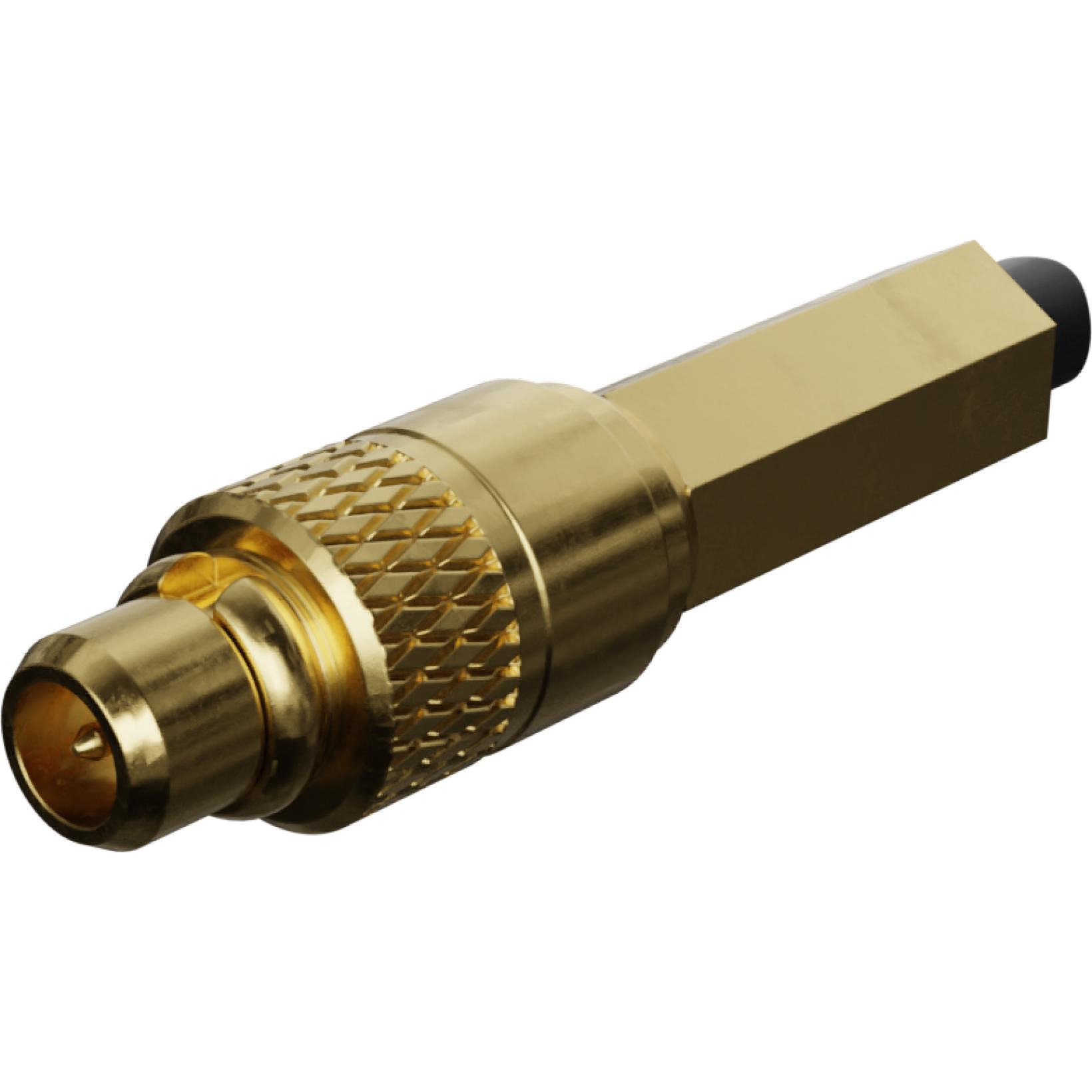 Molex-73415-0972 Conector RF Conn MMCX 0Hz to 6GHz 50Ohm Crimp ST Cable Mount PL Gold Bag