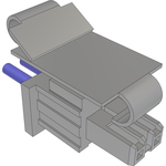 Cable Assembly 0.076m Power 2 POS SKT Crimp 24AWG