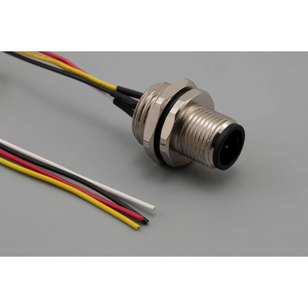 Tensility International-10-04032 null Cable Assembly Circular 0.305m 24AWG M12 Circular 4 Straight