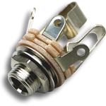 Switchcraft-12B Steckverbinder für Audio und Video Conn 1/4" Phone Jack F 3 POS Solder Lug ST Panel Mount 3 Terminal 1 Port