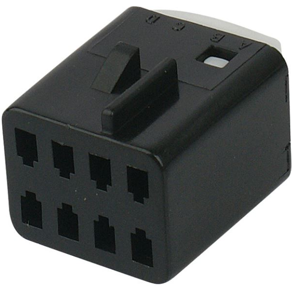 Delphi-12047886-B Einzeladersteckverbinder, Gehäuse Conn Housing RCP 8 POS Crimp ST Cable Mount Black