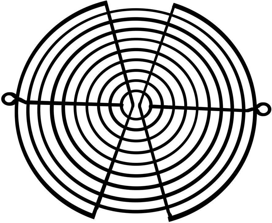 ORION FANS-G172-10HB Wärmemanagement-Zubehör Thrml Mgmt Access Fan Guard 172mm Black