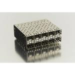 Conn SFP F 200 POS 1.6mm Press Fit RA Thru-Hole 200 Terminal 10 Port Tray