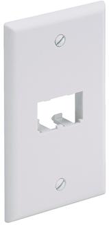 Panduit-CFP2EI Steckverbinderzubehör Connector Accessories Single Gang Vertical Faceplate Plastic Electric Ivory