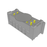 Conn Ultra Micro Socket Strip SKT 6Power POS 2mm Solder ST SMD T/R