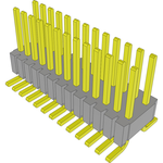 Conn Unshrouded Header HDR 26 POS 1.27mm Solder ST Top Entry SMD Tube