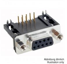 CONEC-302A11289X Steckverbinder, D-Sub Conn D-Sub SKT 9 POS Solder RA Thru-Hole 9 Terminal 1 Port