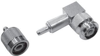 Winchester Interconnect-2435-83-1 RF-Steckverbinder Conn TNC 0Hz to 11GHz 50Ohm Crimp ST Cable Mount PL Gold Over Nickel