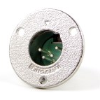 Switchcraft-C4M 音频及视频连接器 Conn XLR Connector M 4 POS Solder Cup ST Panel Mount 4 Terminal 1 Port