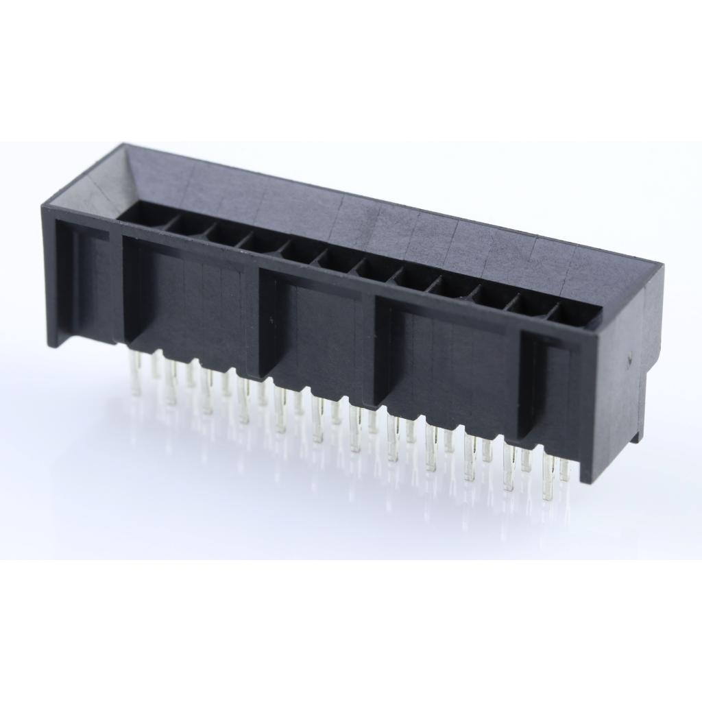Molex-45280-2401 Cabezales del conector y receptáculos PCB Conn Wire to Board HDR 24 POS 3mm Press Fit ST Top Entry Thru-Hole Micro-Fit BMI CPI Tray