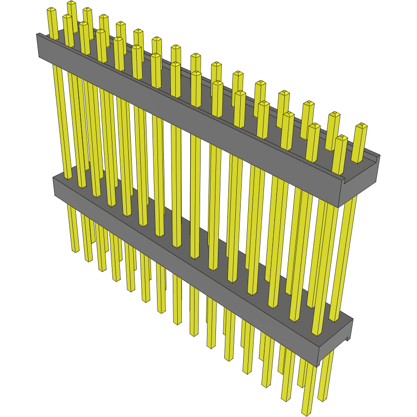 Samtec-EW-15-13-G-D-790 Connector Headers and PCB Receptacles Conn Board Stacker HDR 30 POS 2.54mm Solder ST Top Entry Thru-Hole Bulk
