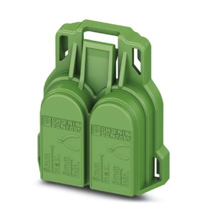 PHOENIX CONTACT-1044822 Steckverbinderzubehör Cap, Insulating part, Number of Positions 2, Green