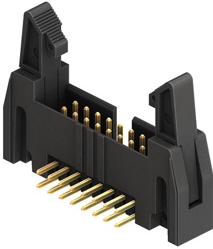 CnC Tech, LLC-3010-16-002-13-00 Connector Headers and PCB Receptacles Conn Ejector Header HDR 16 POS 2.54mm Solder RA Side Entry Thru-Hole