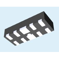 Alpha and Omega Semiconductor-AOZ8809DI-03 ESD Suppressors ESD Suppressor Diode Diode Array Uni-Dir 3.3V 8Vc 10-Pin DFN T/R