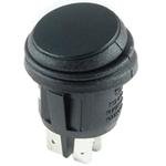NTE Electronics-54-211W Wippschalter Switch Rocker ON None OFF DPST Quick Connect Round Rocker 16A 250VAC 50000Cycles
