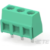 TE Connectivity-282836-3 Connector Terminal Blocks Conn Eurostyle Block M 3 POS 5mm Solder ST Thru-Hole 13.5A/Contact Box