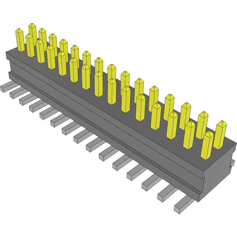 Samtec-FTSH-115-02-F-DV Steckverbinderleisten und Leiterplattenbuchsen Conn Unshrouded Header HDR 30 POS 1.27mm Solder ST Top Entry SMD TIGER CLAW™ Tube