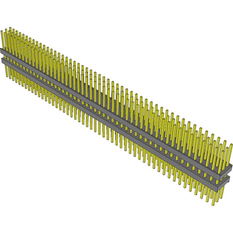 Samtec-EW-50-12-G-T-320 Connector Headers and PCB Receptacles Conn Board Stacker HDR 150 POS 2.54mm Solder ST Top Entry Thru-Hole Bulk
