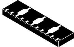 onsemi-ESD8008MUTAG ESE-Entstörer ESD Suppressor Diode TVS Uni-Dir 3.3V 8.1Vc 14-Pin UDFN EP T/R