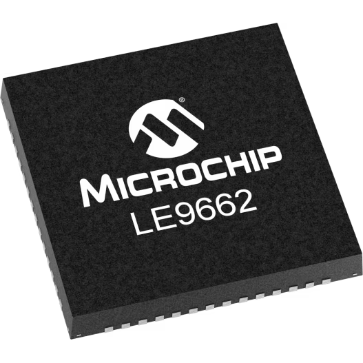 Microchip Technology-LE9662WQCT SLIC SLIC 2-CH 58dB 3.3V 56-Pin QFN EP T/R