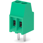 Conn Eurostyle Terminal Block 2 POS 2.54mm Solder ST Thru-Hole 10A/Contact Eurostyle Fixed Mount