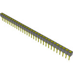 Conn Socket Strip SKT 30 POS 2.54mm Solder ST Top Entry Thru-Hole Tube