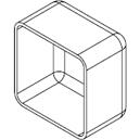 Molex-5400EC Wire Rope Accessories Box Track, Festoon End Cap, Aero-Motive Box-Track Festoon Systems