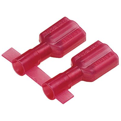 Panduit-DNF18-206FIB-3K Steckverbinderanschlüsse Quick Disconnect Terminal 18-22AWG Brass Red F 19.8mm Tin T/R