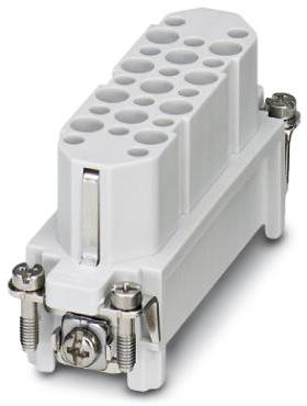 PHOENIX CONTACT-1411481 Connector Rectangular HEAVYCON socket insert D25 series 25-pos. crimp connection with special printing (row C pos. 1 is printed with the letter Z)