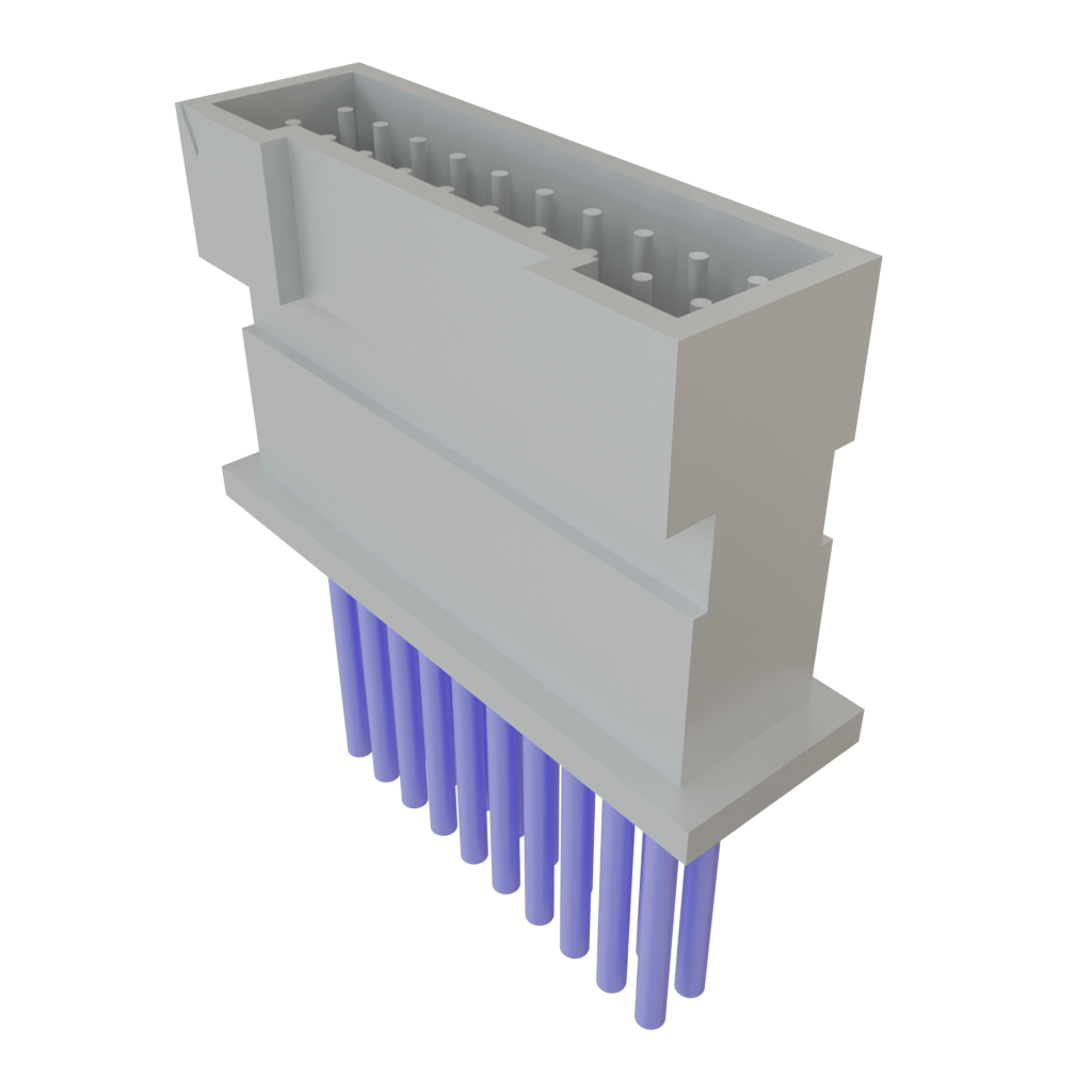 Samtec-T2SD-10-24C-S-72.00-S Andere Kabelbaugruppen Cable Assembly Discrete Wire 1.828m 24AWG Wire to Board 20 to 20 POS HDR Crimp TIGER EYE™ Layer