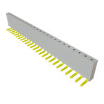 Conn Socket Strip SKT 25 POS 2.54mm Solder RA Side Entry Thru-Hole Layer