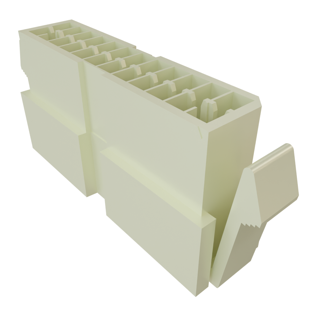 Samtec-IPR1-12-D Einzeladersteckverbinder, Gehäuse Conn Housing PL 24 POS 2.54mm Crimp ST Panel Mount Bulk