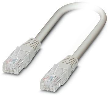 PHOENIX CONTACT-1413019 null Ethernet Conn Patch cable, Ethernet CAT5 (1 Gbps), 8-position, PVC, gray, Cable length 3 m