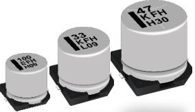 Panasonic Industry-EEEFH1K470L| EEE-FH Series Capacitor Aluminum Electrolytic Cap Aluminum Lytic 47uF 80V 20% (10 X 10.2mm) SMD 1 Ohm 0.2A 7000h 105°C T/R Automotive AEC-Q200