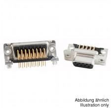 CONEC-163A12019X D-超小型连接器 Conn D-Sub PIN 9 POS Solder RA Thru-Hole 9 Terminal 1 Port