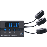 Three-Phase AC Ammeters for Measure and Display The True-RMS Current Value