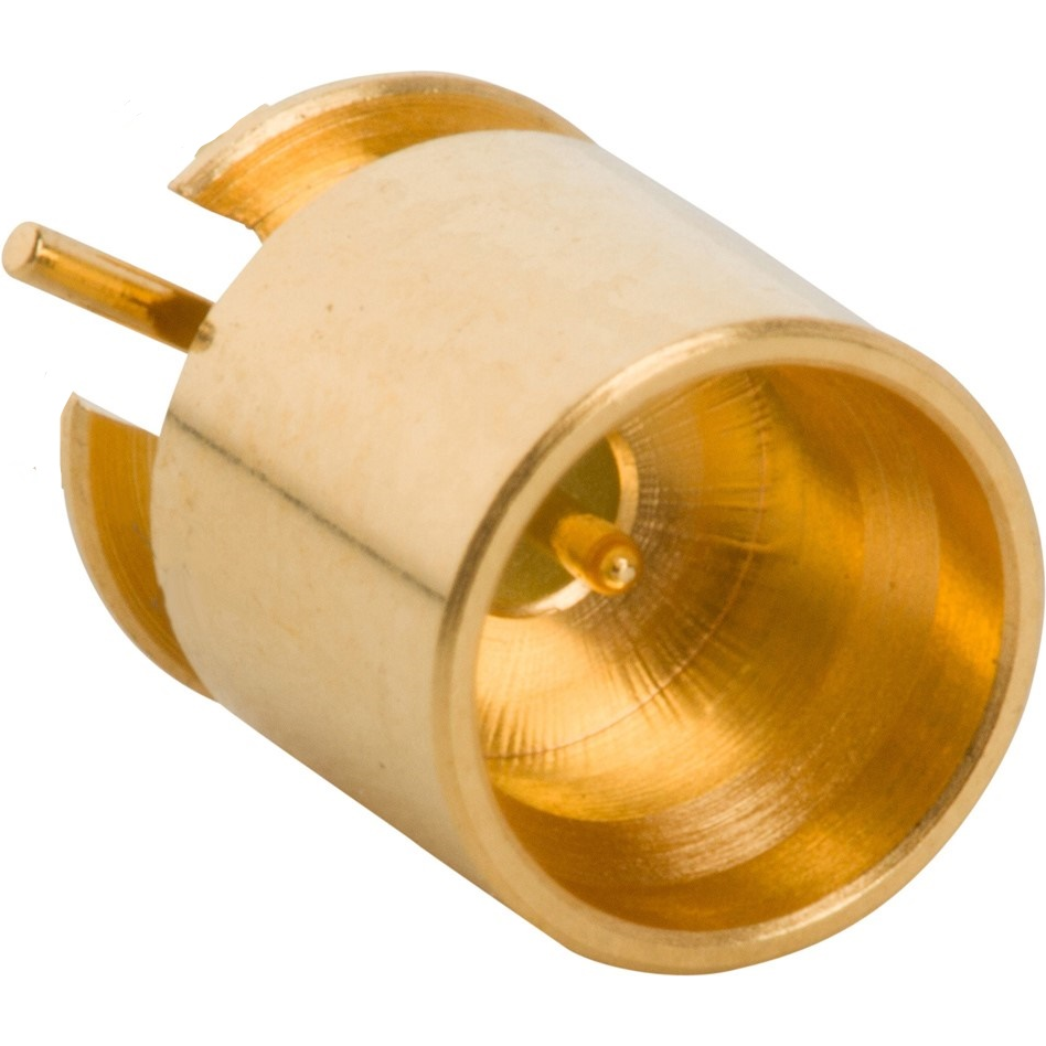 Amphenol RF-SMP-MSLD-PCS11T RF-Steckverbinder Conn SMP 0Hz to 12GHz 50Ohm Solder ST SMD RCP Gold T/R