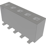 Conn Socket Strip SKT 5 POS 3.96mm Solder ST Top Entry SMD T/R