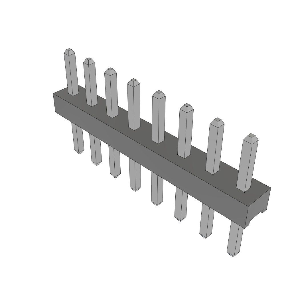 Samtec-TMM-108-01-T-S Steckverbinderleisten und Leiterplattenbuchsen Conn Unshrouded Header HDR 8 POS 2mm Solder ST Top Entry Thru-Hole Bulk