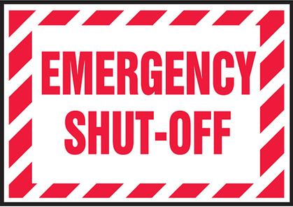 Panduit-PVS0305B3923 Beschriftungen Labels Safety Label Vinyl Red/White 127x88.9mm