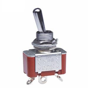NKK Switches-S308 Kippschalter Switch Toggle (ON) OFF (ON) SPDT Round Lever Solder Lug 20A 250VAC 30VDC Panel Mount with Threads