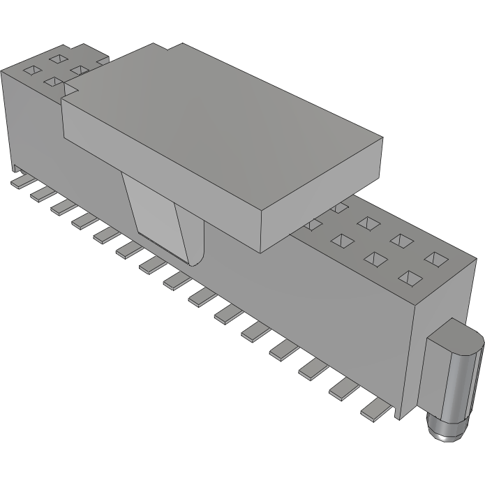 Samtec-SFM-115-02-F-D-A-P-TR Connector Headers and PCB Receptacles Conn Socket Strip SKT 30 POS 1.27mm Solder ST SMD TIGER EYE™ T/R