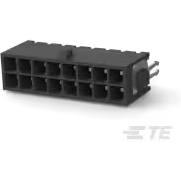 TE Connectivity-4-794680-6 Steckverbinderleisten und Leiterplattenbuchsen Conn Wire to Board HDR 16Power POS 3mm Solder ST Thru-Hole Tray