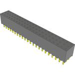 Conn Socket Strip SKT 66 POS 2mm Solder ST Top Entry Thru-Hole Tube