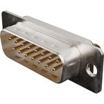 Conn D-Sub M 15 POS 2.84mm Solder RA Thru-Hole 15 Terminal 1 Port Carton