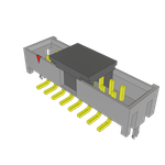 Conn Shrouded Header HDR 16 POS 2mm Solder ST SMD Tube