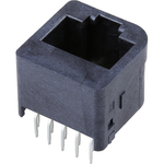 Conn Modular Jack F 8 POS 2.54mm Solder RA Thru-Hole 8 Terminal 1 Port Tray